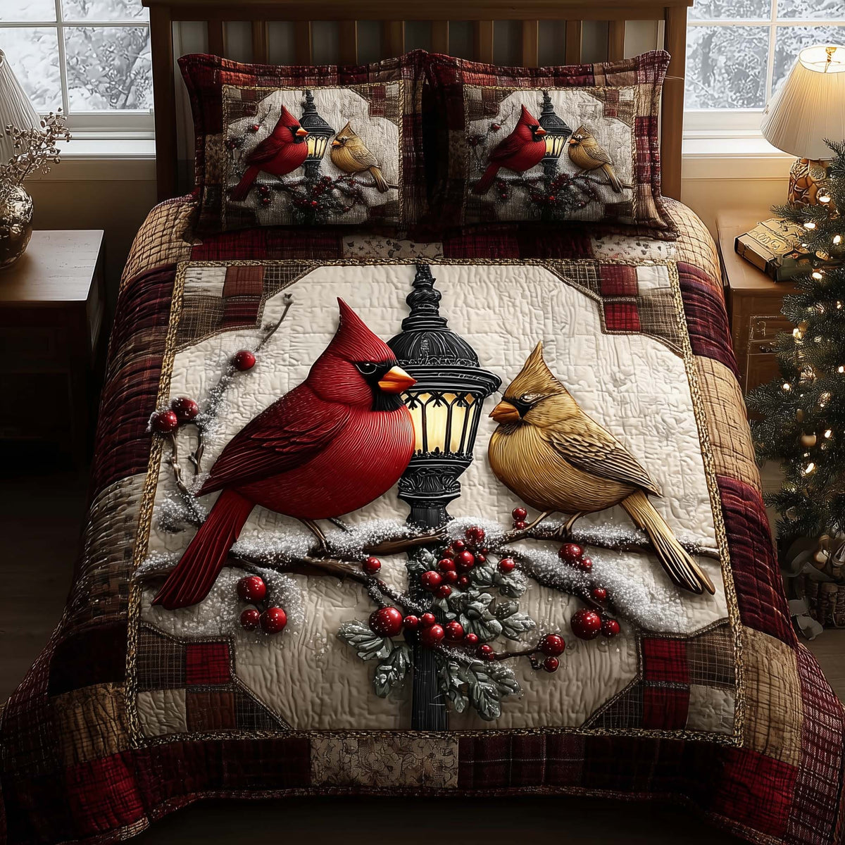Cardinal Harmony Duvet Cover Set