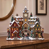 Yuletide Village Wooden Block 3-Layers