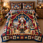 Royal Nutcracker Ballet Stage Quilted Bedding Set