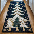 Starry Christmas Tree Runner Rug
