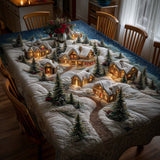 Holiday Village Tablecloth