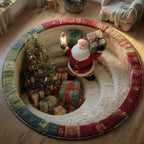 Jolly Surprises Quilted Round Mat