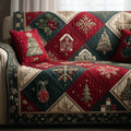 Country Quilt Medley Quilted Sofa Cover