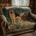 Loyal German Shepherd Quilted Sofa Cover