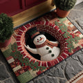 Frosty Snowman Doormat