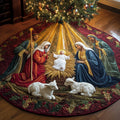 Radiant Divine Light Quilted Tree Skirt
