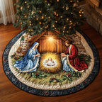 Divine Light Quilted Tree Skirt