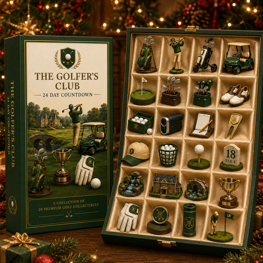Golf 24 Days Collectible Miniature Christmas Countdown Advent Calendar 2026