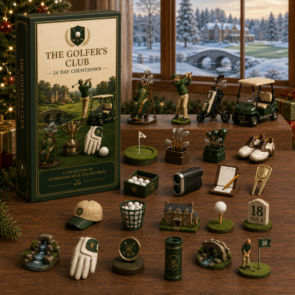 Golf 24 Days Collectible Miniature Christmas Countdown Advent Calendar 2026