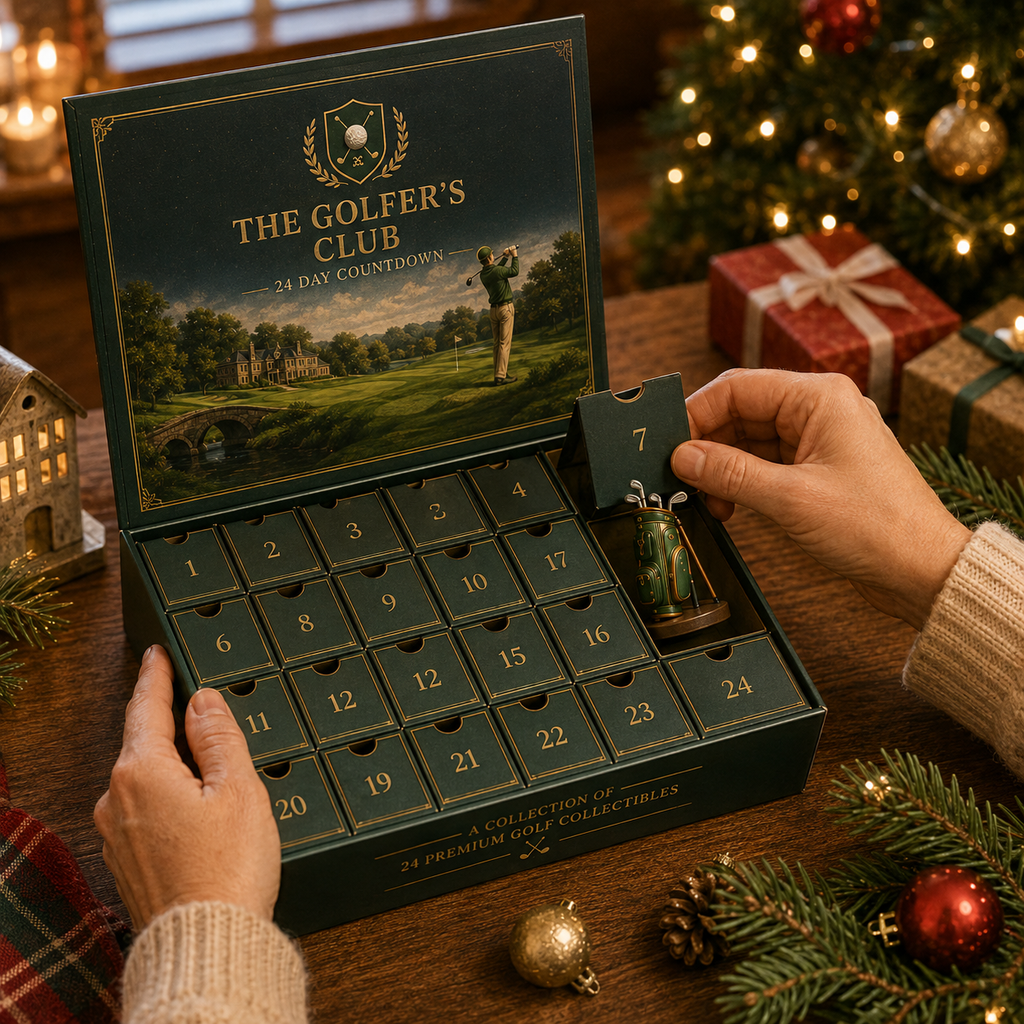 Golf 24 Days Collectible Miniature Christmas Countdown Advent Calendar 2026