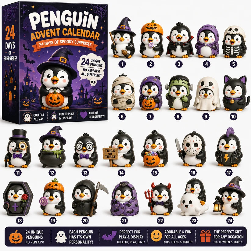 Halloween 24 Days of Penguin Surprises Advent Calendar 2026