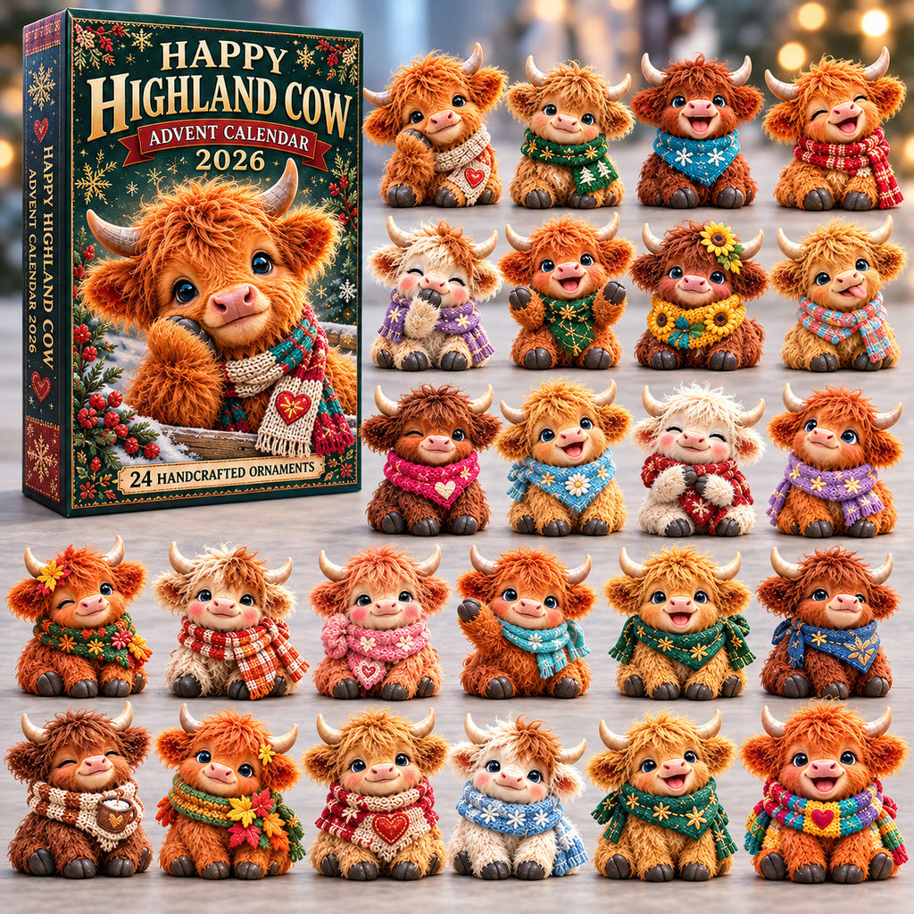 Happy Highland Cow Limited Edition Advent Calendar 2026