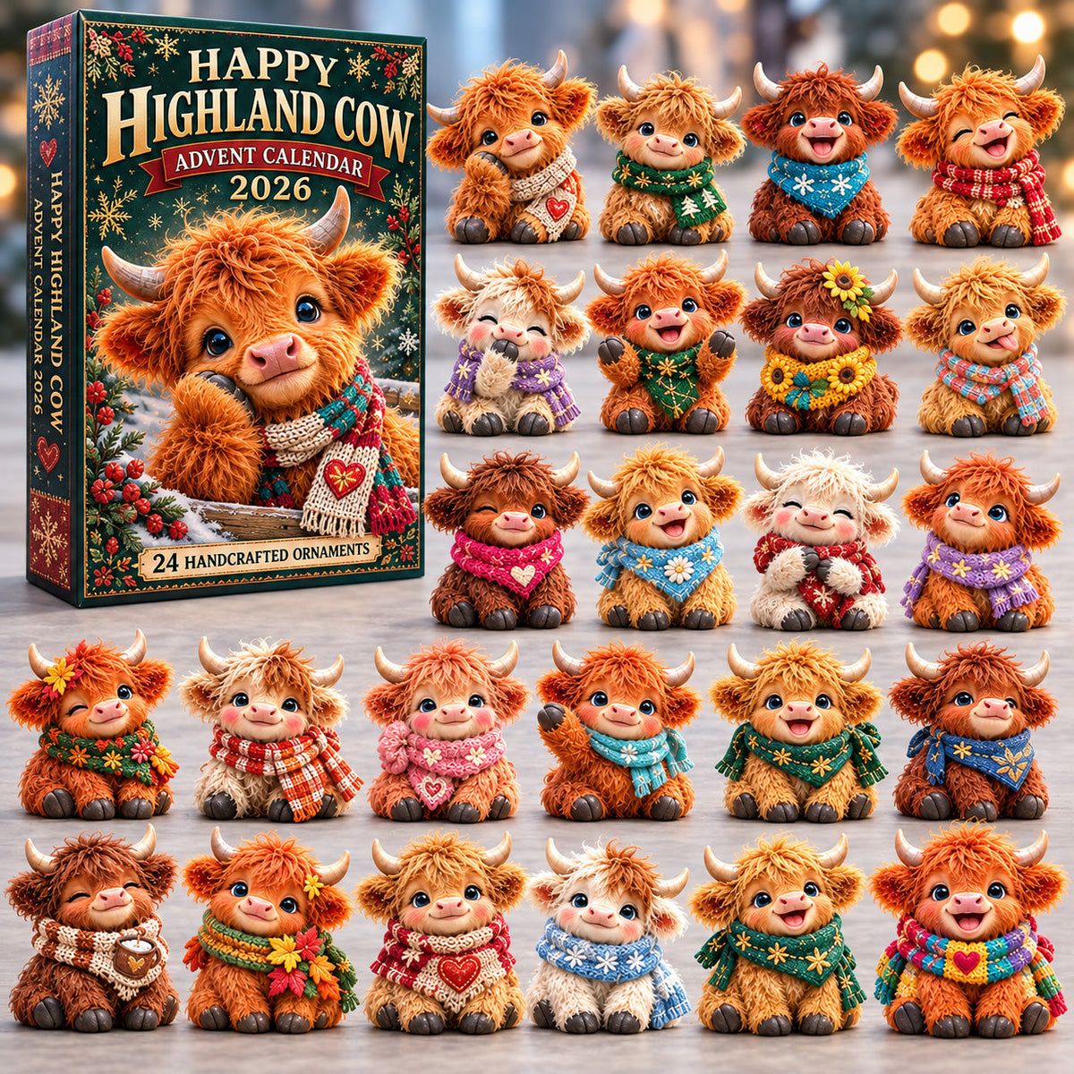 Happy Highland Cow Limited Edition Advent Calendar 2026