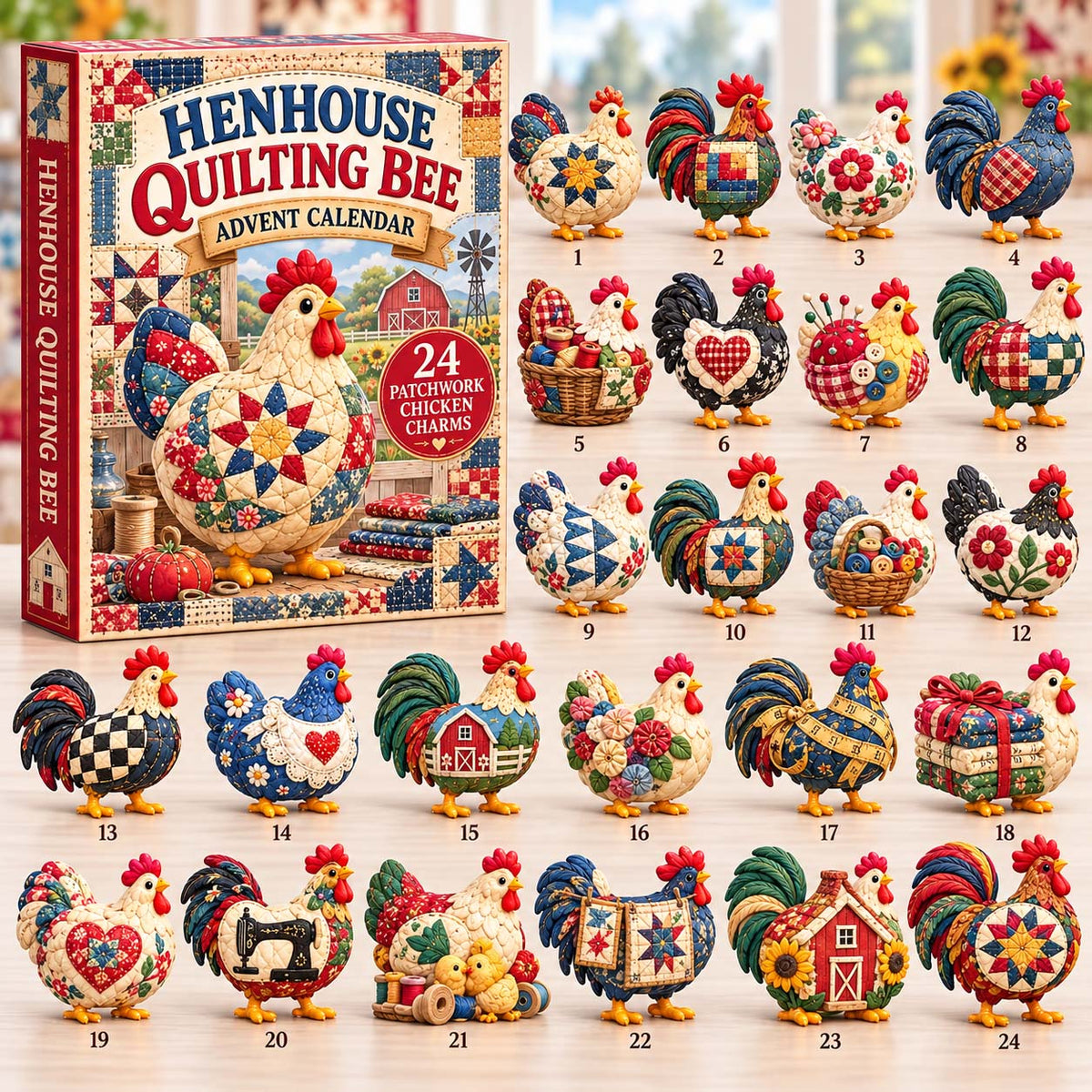 Henhouse Quilting Bee Advent Calendar 2026