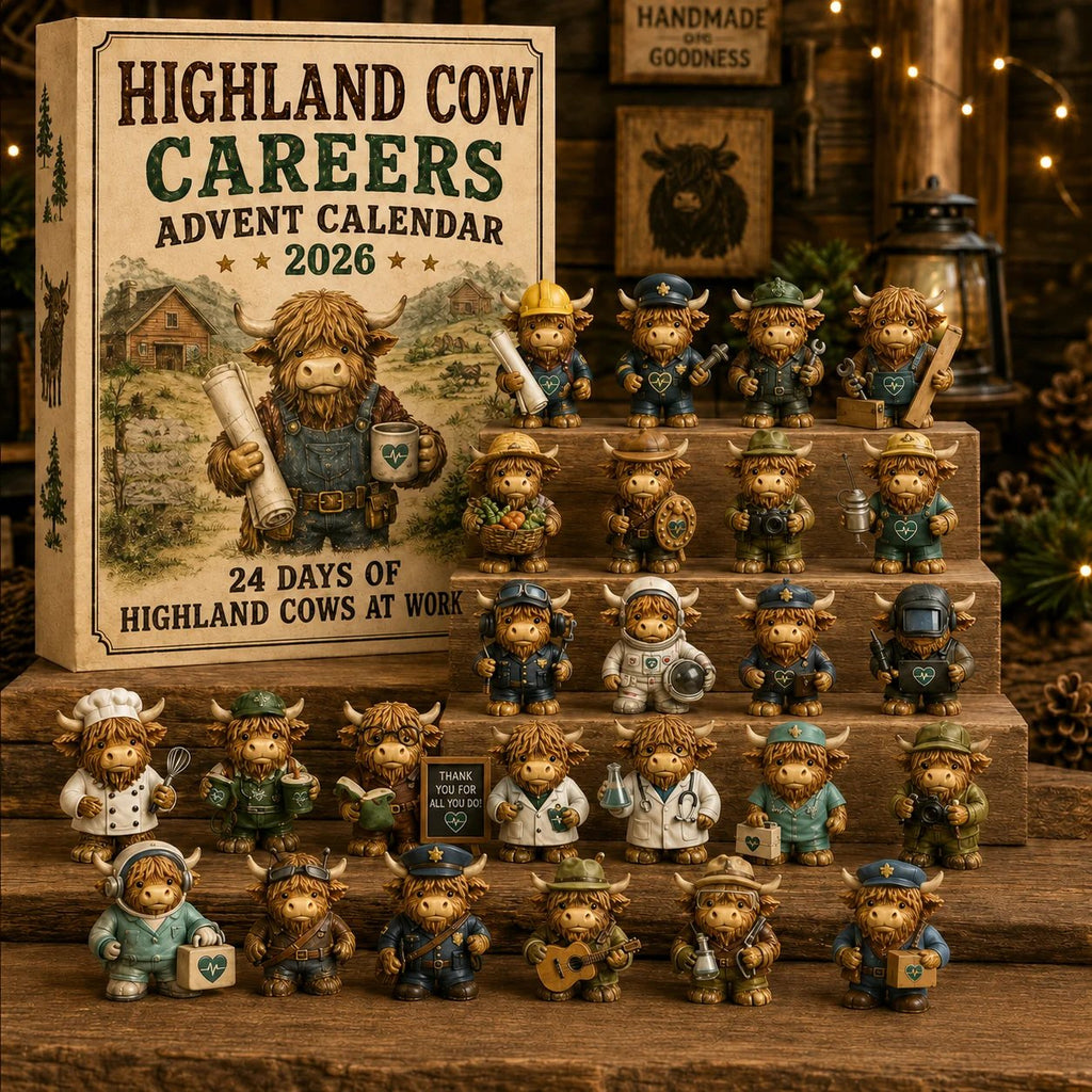 Highland Cow Careers 24 Days of Country Charm Advent Calendar 2026