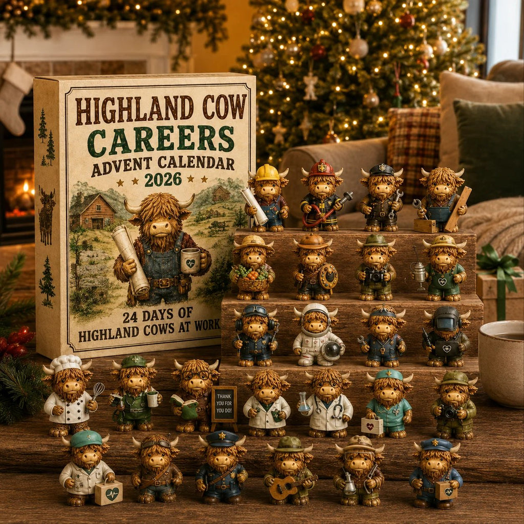 Highland Cow Careers 24 Days of Country Charm Advent Calendar 2026