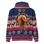 Highland Cow Christmas Hoodie - Farm Animal Christmas Gift