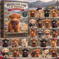 Highland Cow In Tartan 24 Days Festive Countdown Advent Calendar 2026