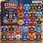 Hockey Jerseys Custom Name and Number Advent Calendar 2026