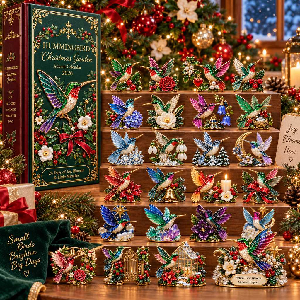 Hummingbird Christmas 24 Days of Joy in Bloom Garden Advent Calendar