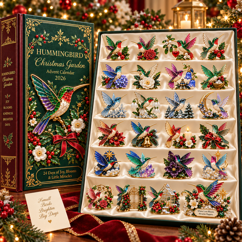 Hummingbird Christmas 24 Days of Joy in Bloom Garden Advent Calendar