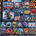 Ice Hockey Game Custom Name and Number Advent Calendar 2026