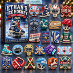 Ice Hockey Game Custom Name and Number Advent Calendar 2026
