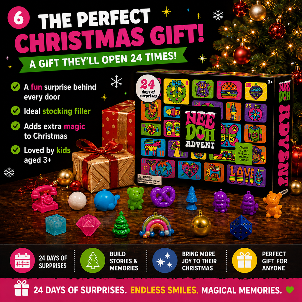 Needoh 24 Days of Squishy Surprises Advent Calendar 2026
