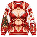 Kawaii Christmas Gift Illusion Sweater