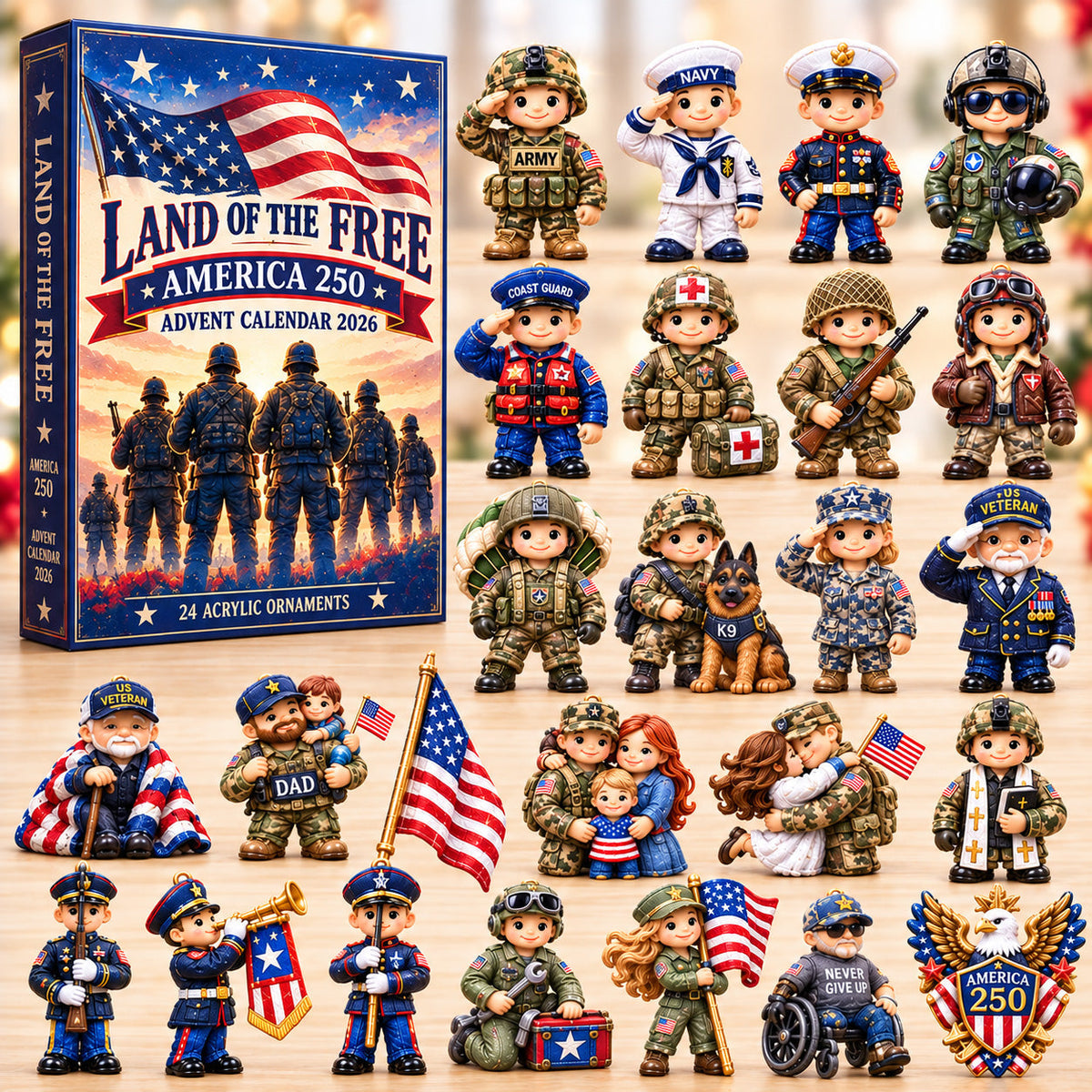 Land Of The Free Heroes America 250 Advent Calendar 2026