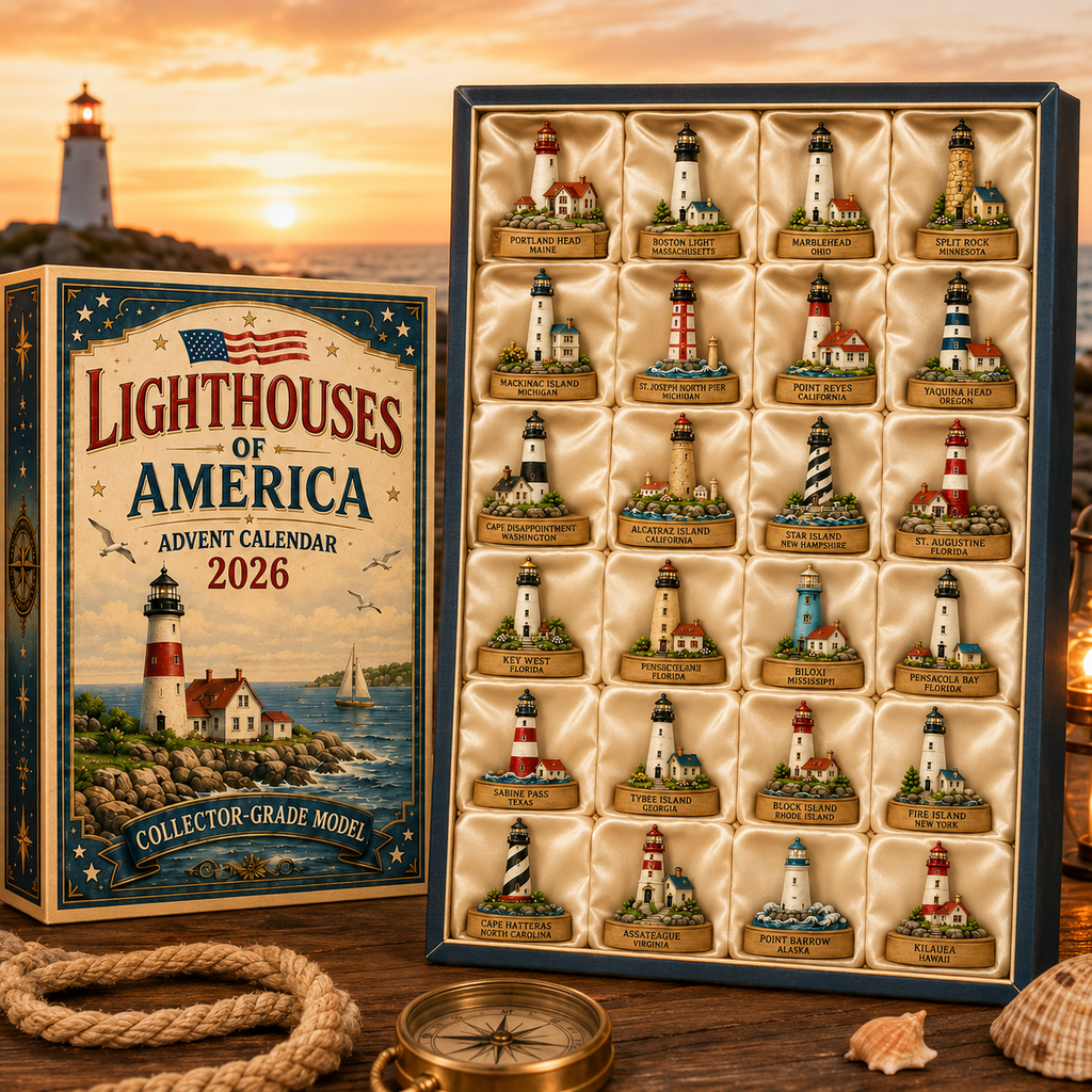 Lighthouses of America 24 Days Coastal Heritage Countdown Advent Calendar 2026