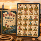 Lighthouses of America 24 Days Coastal Heritage Countdown Advent Calendar 2026