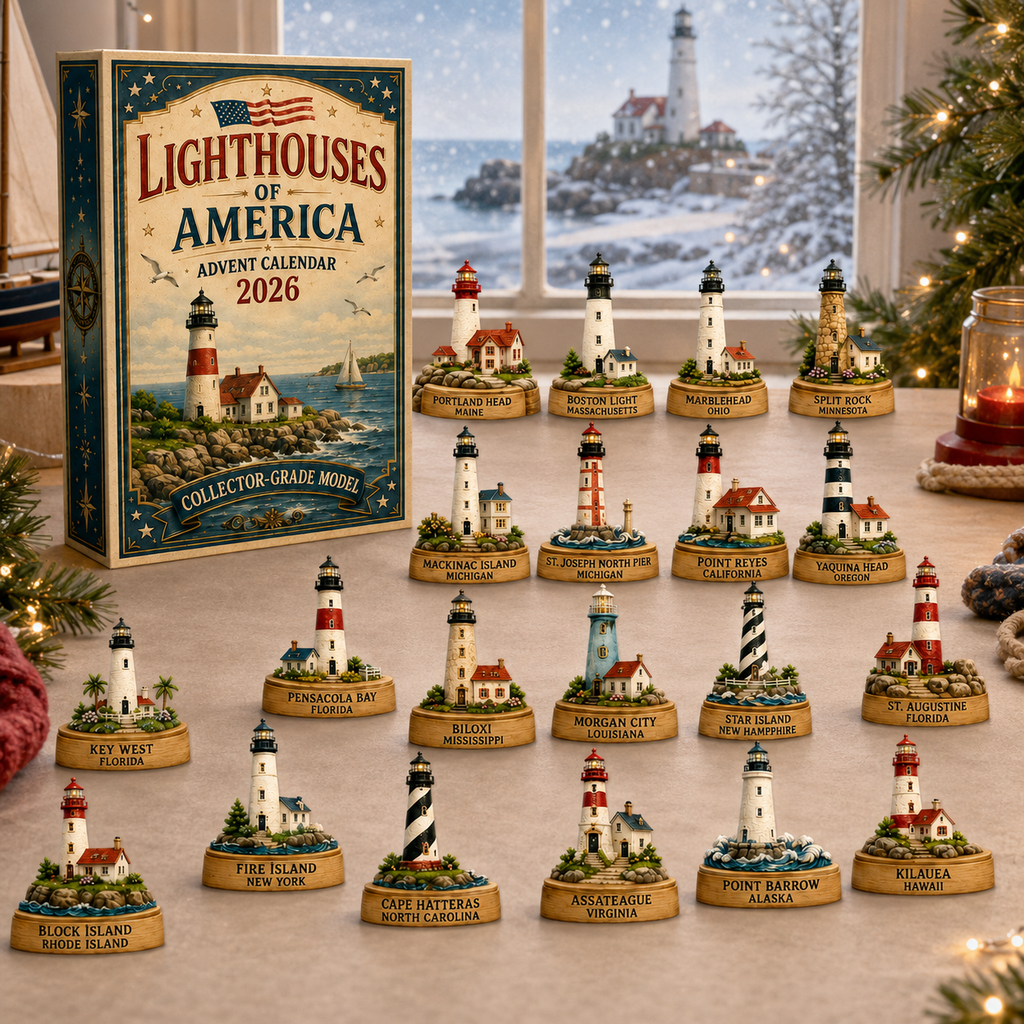 Lighthouses of America 24 Days Coastal Heritage Countdown Advent Calendar 2026