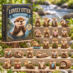 Lovely Otter 24 Days Festive Countdown Advent Calendar 2026