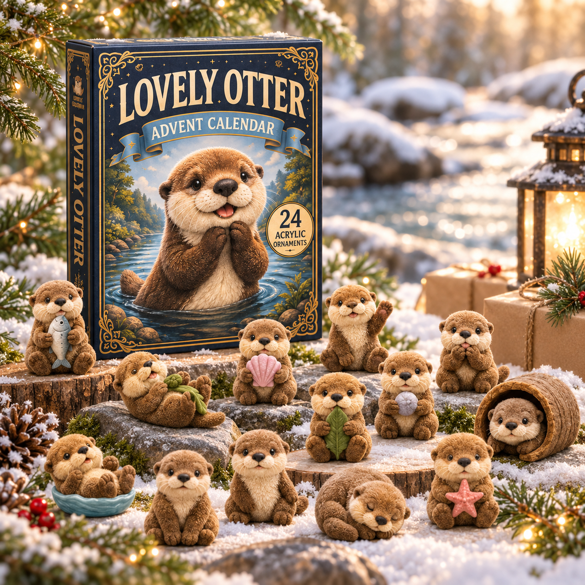 Lovely Otter 24 Days Festive Countdown Advent Calendar 2026