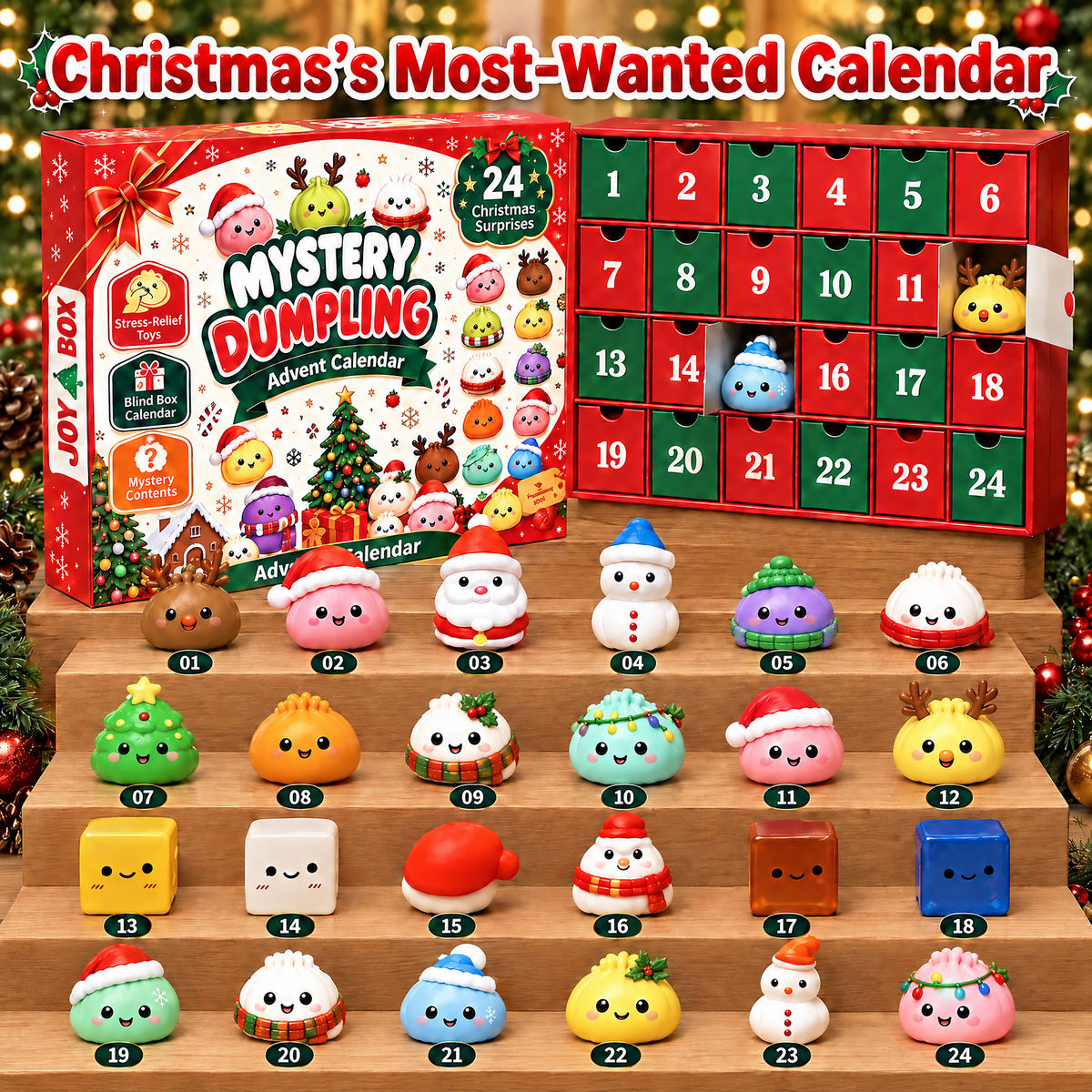 Mystery Dumpling Squishy 2026 Advent Calendar