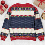 Merry Fishmas Gift For Fishing Lovers Personalized Photo Ugly Sweater