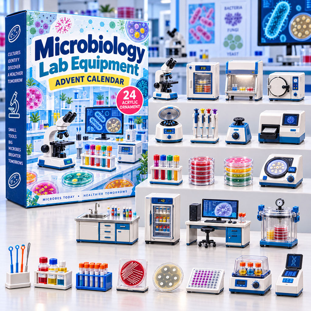 Microbiology Lab Equipment 24 Days Festive Countdown Advent Calendar 2026