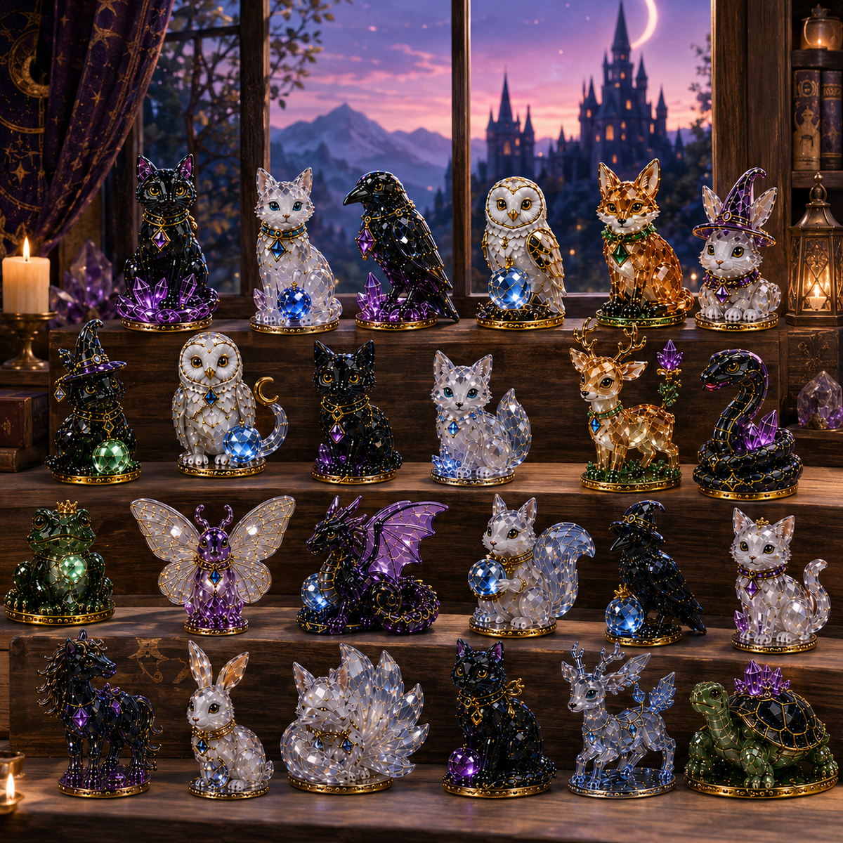 Mystic Familiar 24 Days Crystal Animal Calendar 2026
