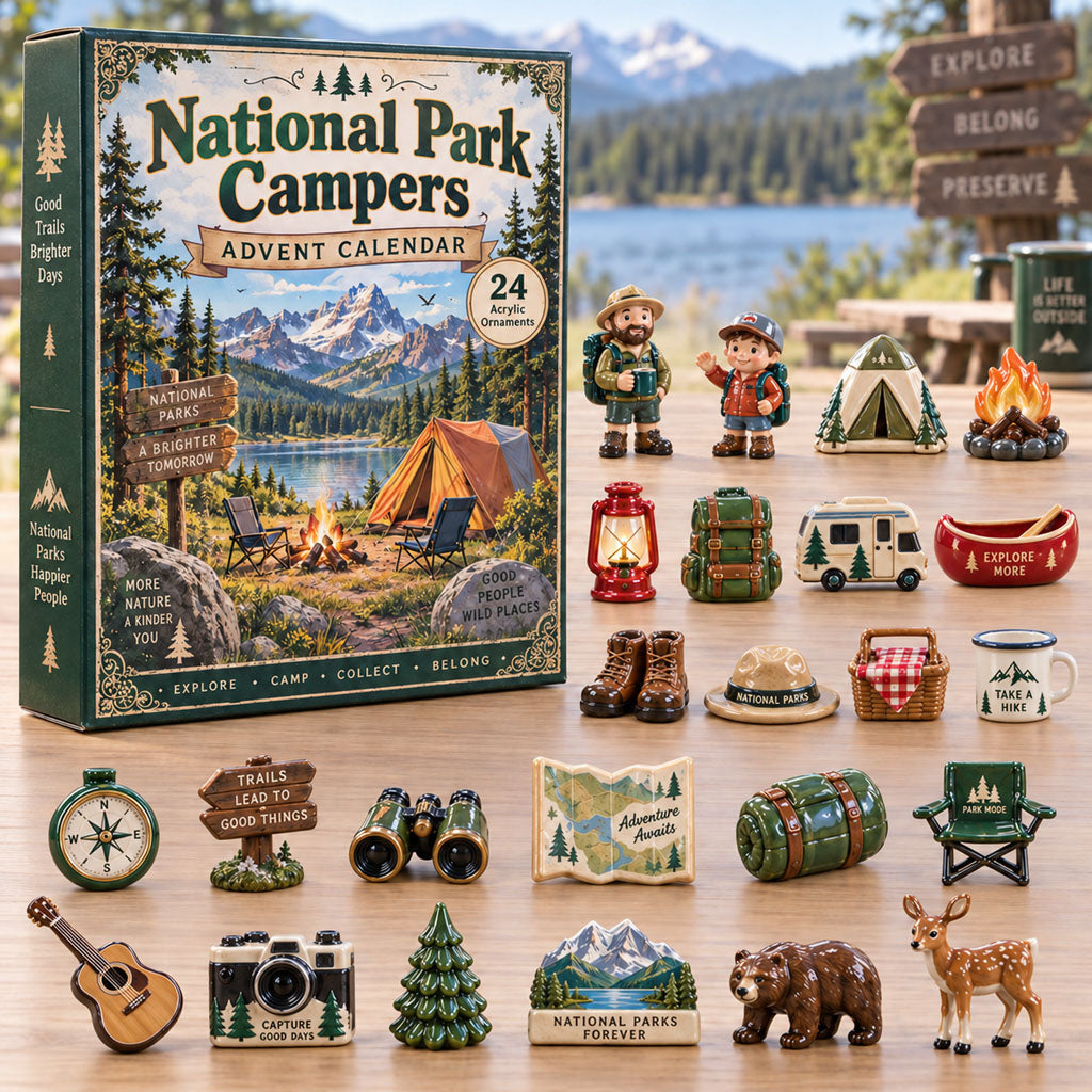 National Parks Campers Collection 24 Days Festive Countdown Advent Calendar