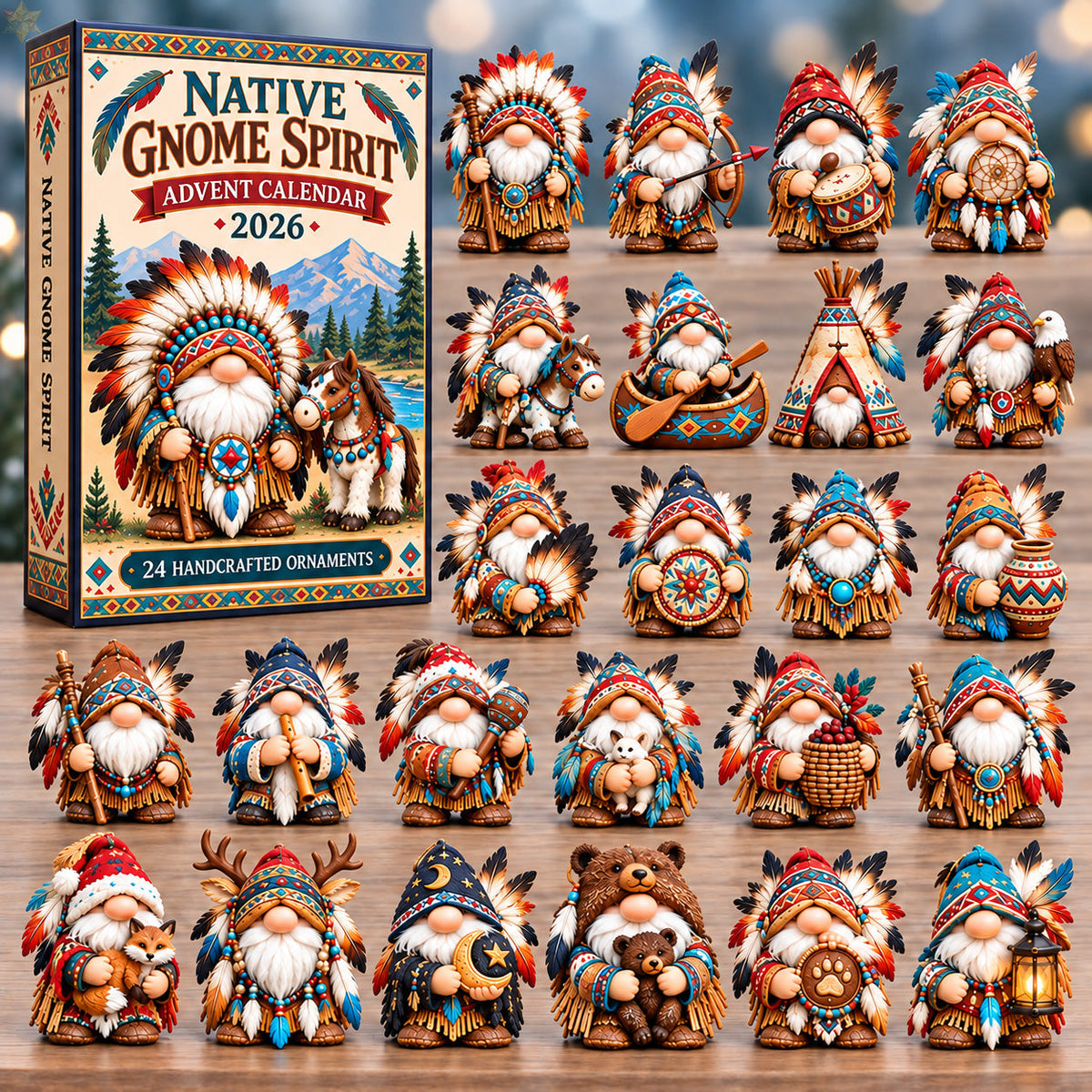 Native American Gnome Spirit Advent Calendar 2026