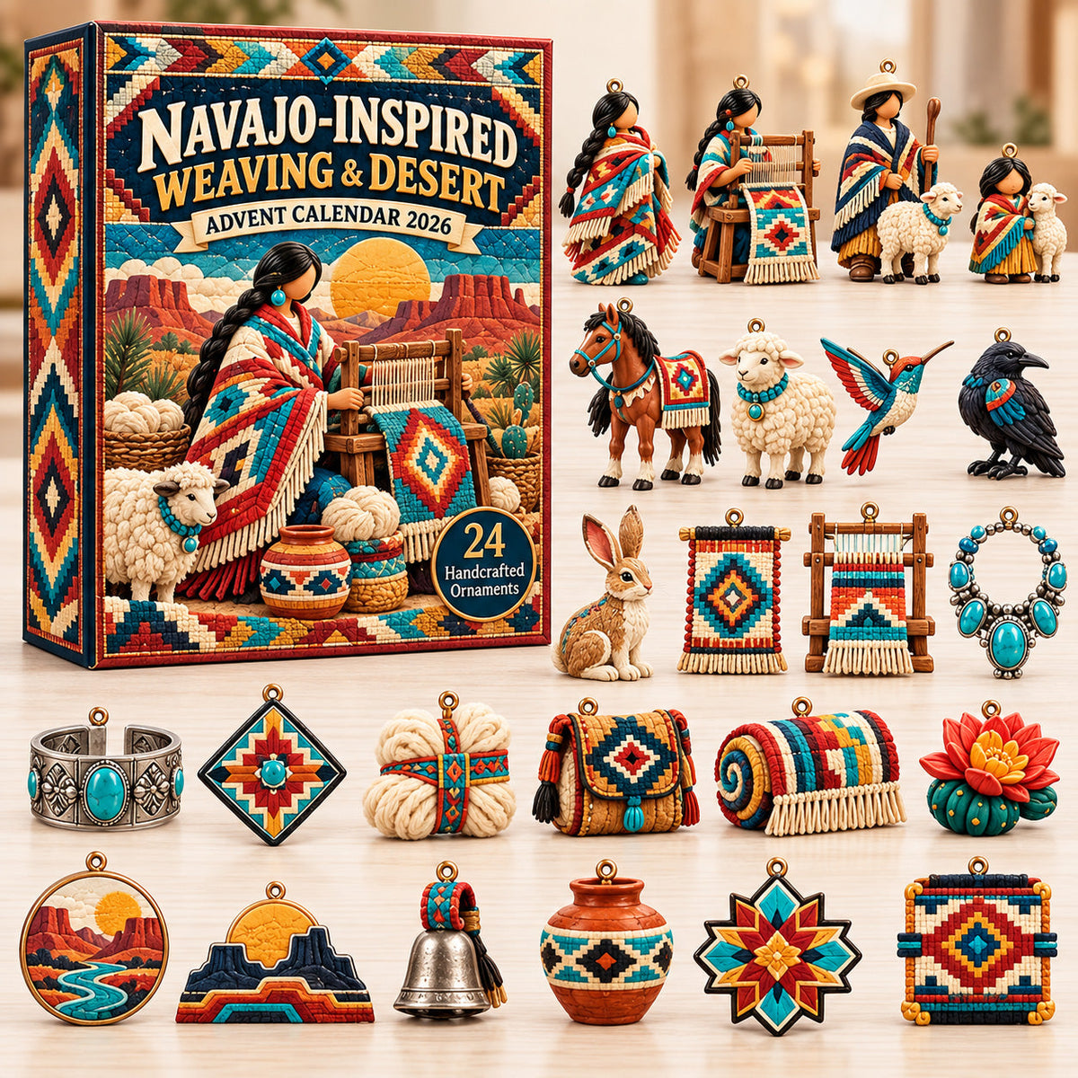 Native American Heritage Navajo-Inspired Weaving & Desert Advent Calendar 2026