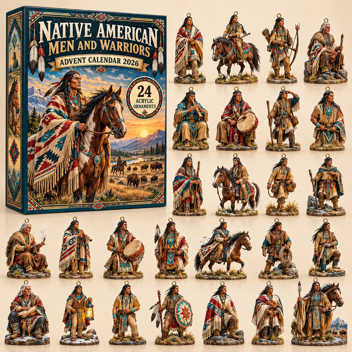 Native American Men and Warrior Advent Calendar 2026