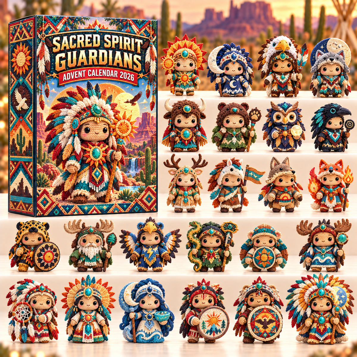 Native American Sacred Spirit Guardians Advent Calendar 2026