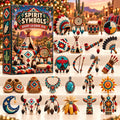 Native American Spirit Symbols Advent Calendar 2026