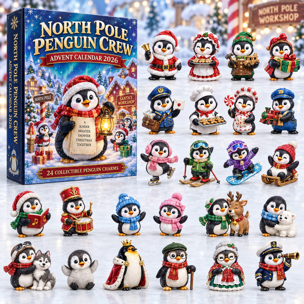 North Pole Penguin Crew Christmas Spirit Advent Calendar 2026