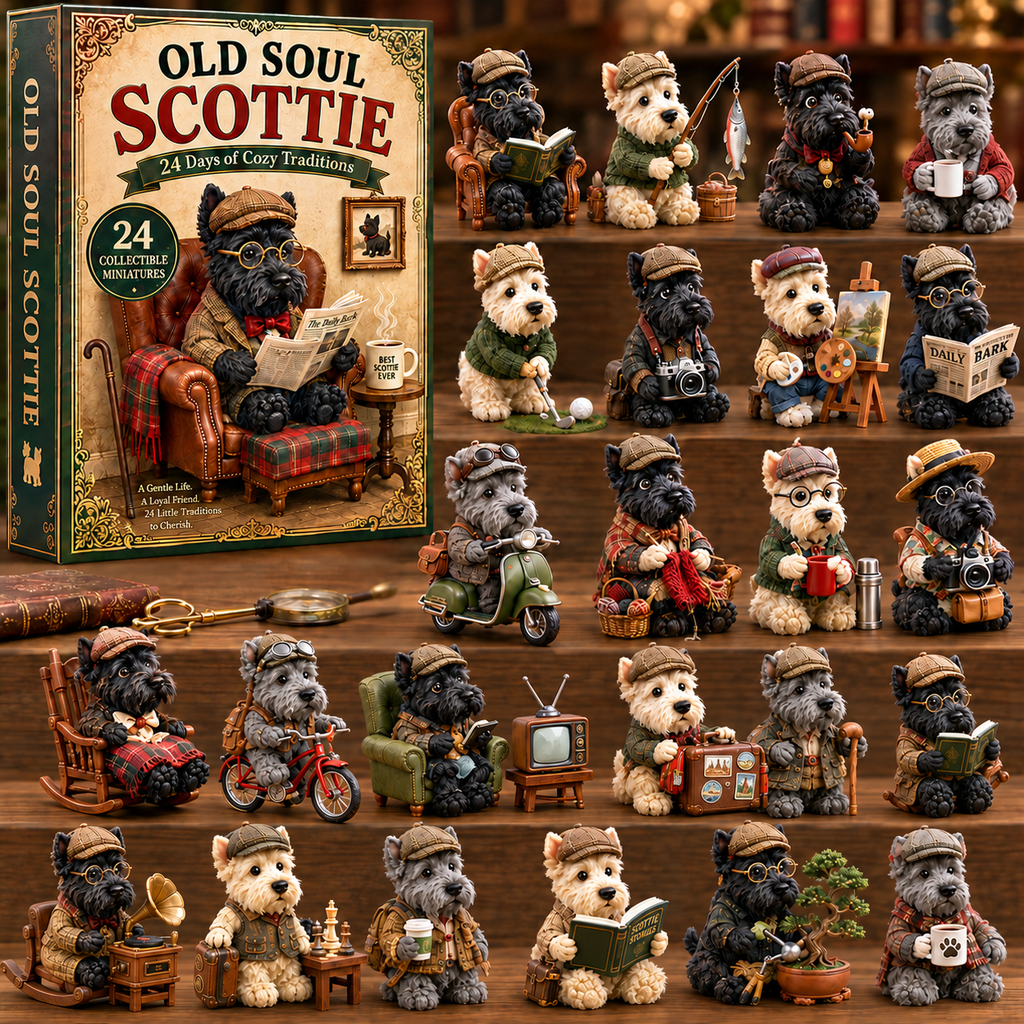 Old Soul Scottie 24 Days Scottish Terrier Miniatures Advent Calendar 2026
