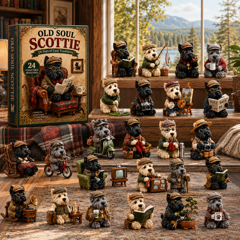 Old Soul Scottie 24 Days Scottish Terrier Miniatures Advent Calendar 2026