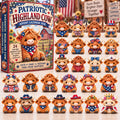 Patriotic Highland Cow Limited Edition Advent Calendar 2026