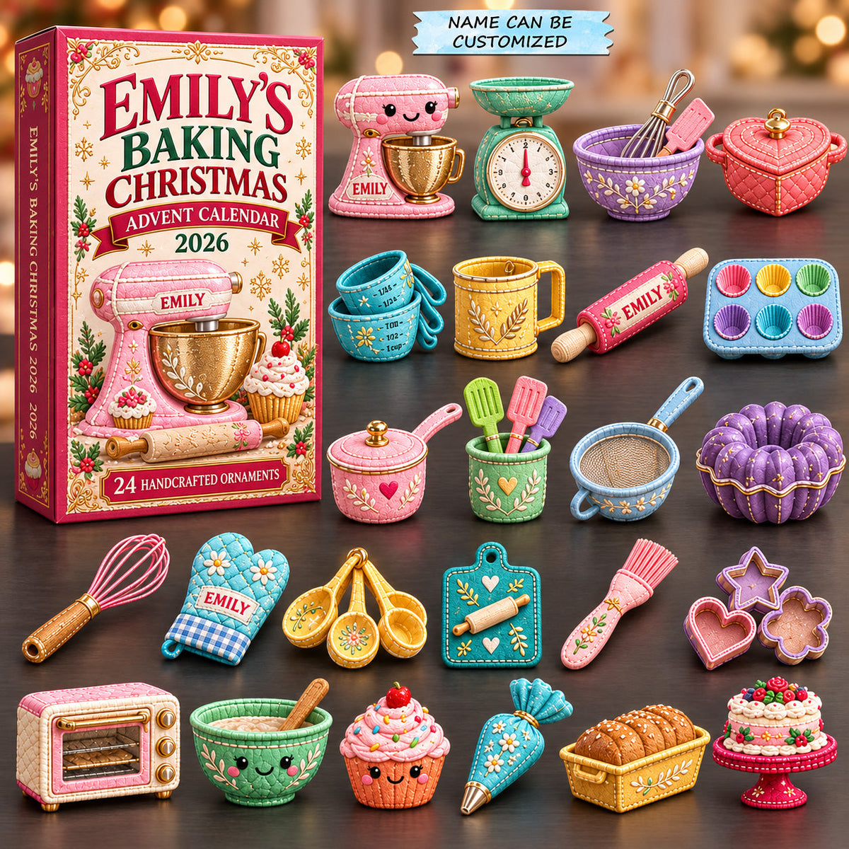 Personalized Baking Christmas Magic Advent Calendar 2026